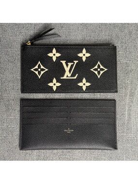 Louis Vuitton Felicie monogram empreinte bicolor INSERTS pouch and card holder